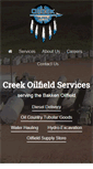 Mobile Screenshot of creekservices.com